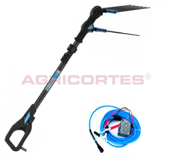 <SPAN CLASS='ALIDATA-PT'>VAREJ. CAMPAG. MOD.ALICE STAR 58 C/ CABO E ASTE TELESCOP.185-270</SPAN><SPAN CLASS='ALIDATA-EN'>Electric harvester ALICE STAR58 with Cable 15m and Telescopic pole 185-270</SPAN>